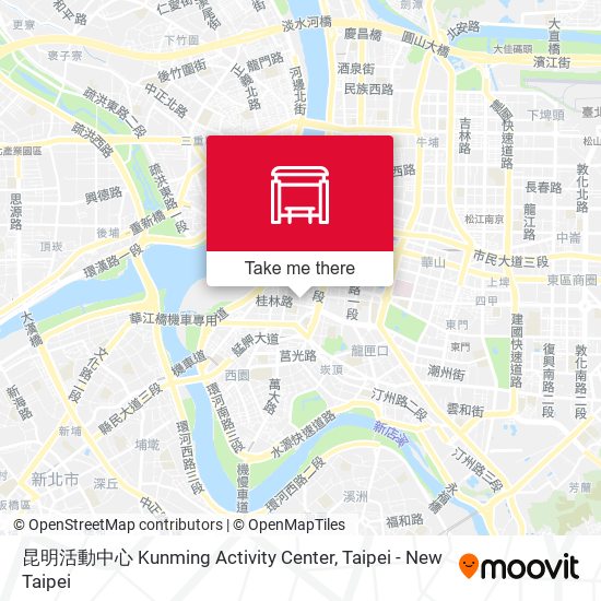 昆明活動中心 Kunming Activity Center map