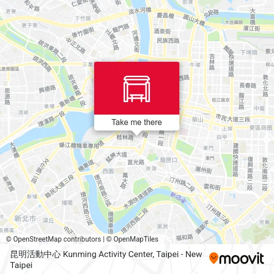 昆明活動中心 Kunming Activity Center map