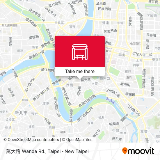 萬大路 Wanda Rd. map