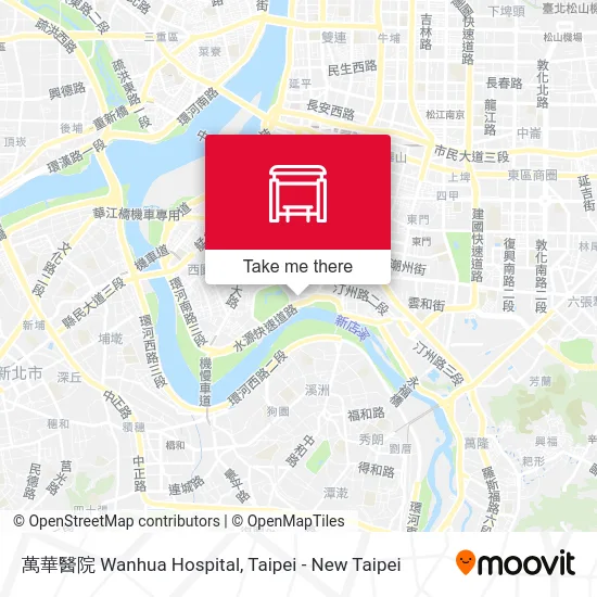 萬華醫院 Wanhua Hospital map