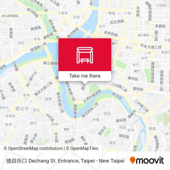 德昌街口 Dechang St. Entrance map