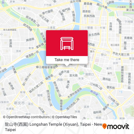 龍山寺(西園) Longshan Temple (Xiyuan) map