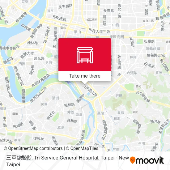 三軍總醫院 Tri-Service General Hospital map