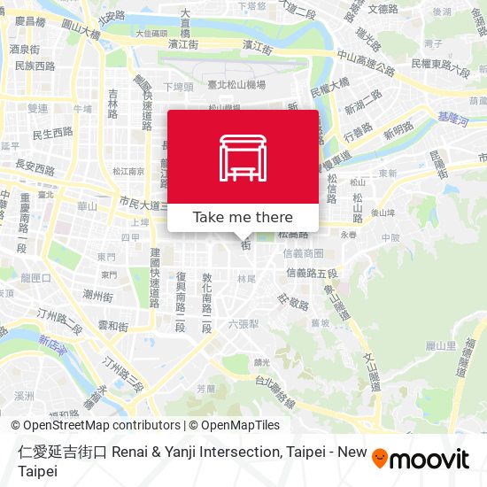 仁愛延吉街口 Renai & Yanji Intersection地圖