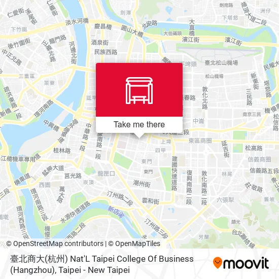 臺北商大(杭州) Nat'L Taipei College Of Business (Hangzhou) map