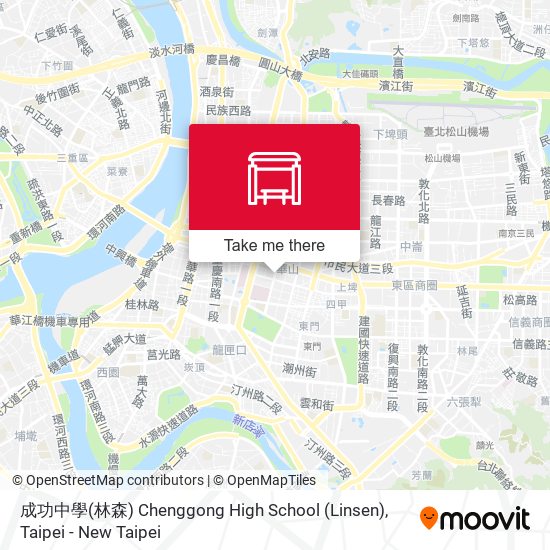 成功中學(林森) Chenggong High School (Linsen) map