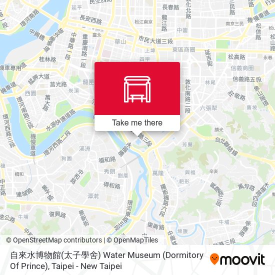 自來水博物館(太子學舍) Water Museum (Dormitory Of Prince)地圖