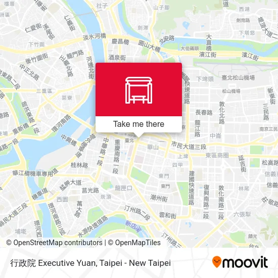 行政院 Executive Yuan地圖