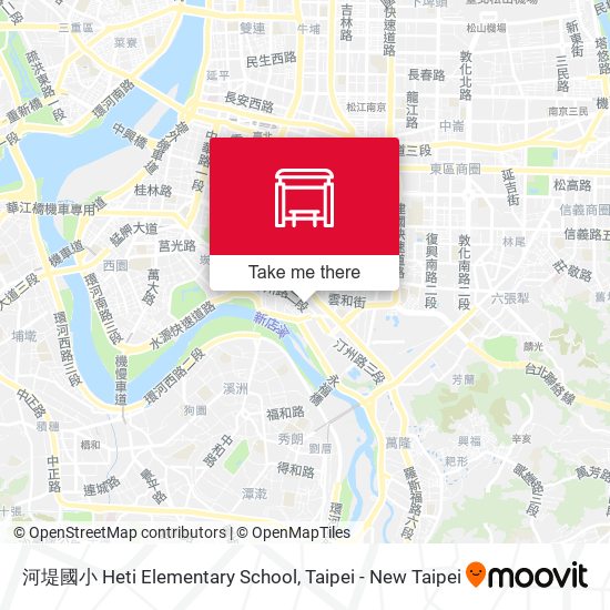 河堤國小 Heti Elementary School map