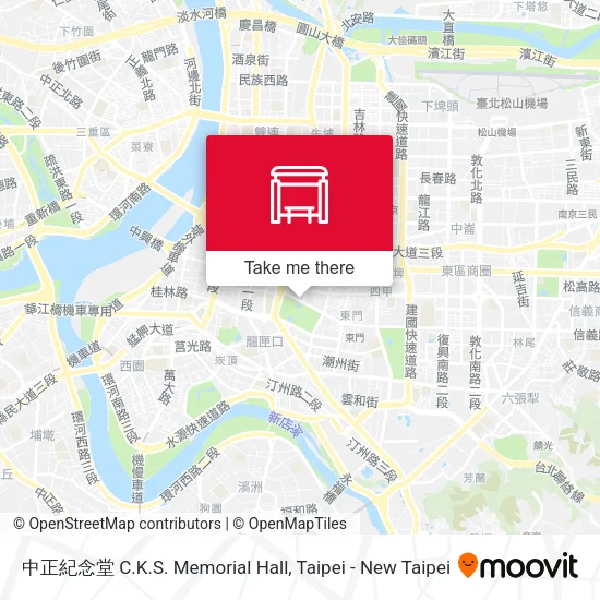 中正紀念堂 C.K.S. Memorial Hall map