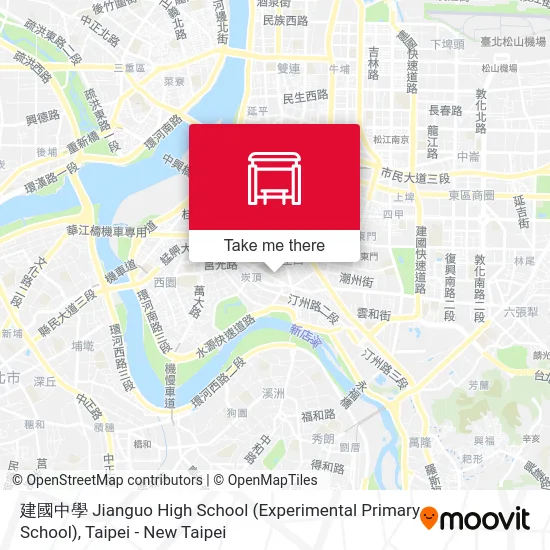 建國中學 Jianguo High School (Experimental Primary School)地圖