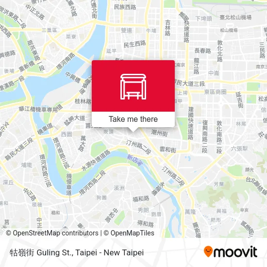 牯嶺街 Guling St. map