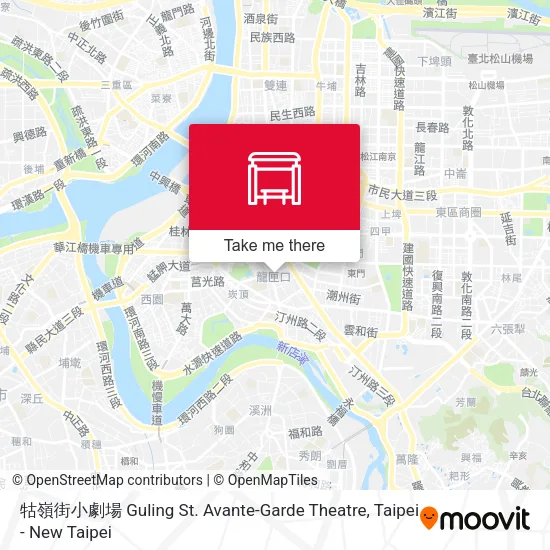 牯嶺街小劇場 Guling St. Avante-Garde Theatre地圖