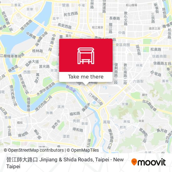 晉江師大路口 Jinjiang & Shida Roads map