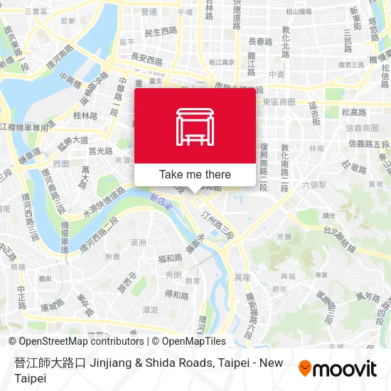 晉江師大路口 Jinjiang & Shida Roads map