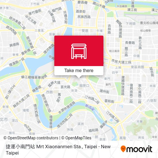 捷運小南門站 Mrt Xiaonanmen Sta.地圖