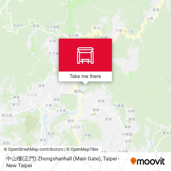 中山樓(正門) Zhongshanhall (Main Gate) map