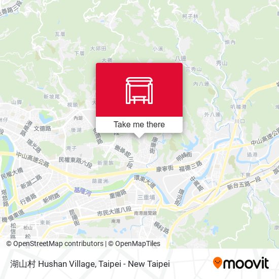 湖山村 Hushan Village地圖