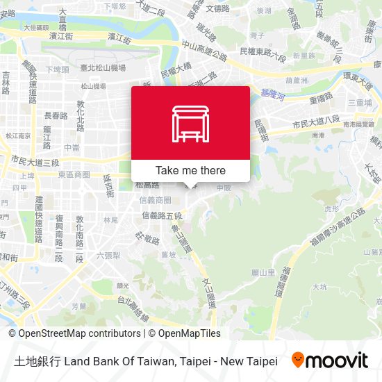 土地銀行 Land Bank Of Taiwan map