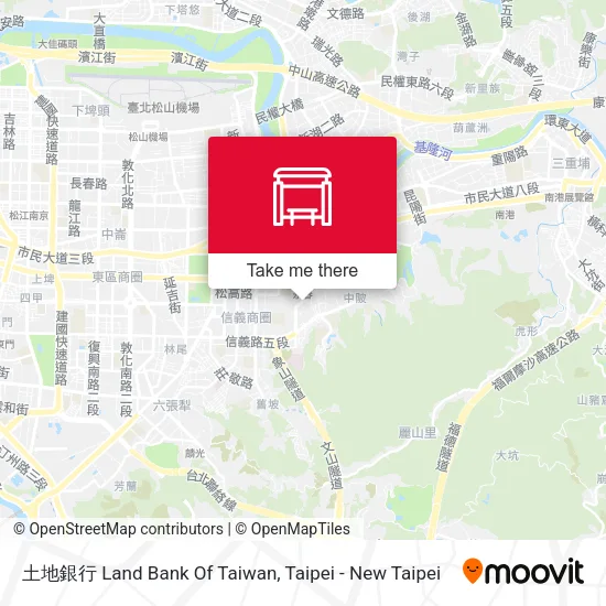 土地銀行 Land Bank Of Taiwan map