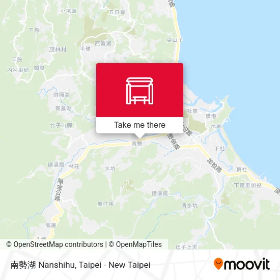 南勢湖 Nanshihu map