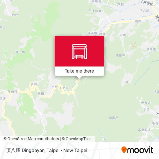 頂八煙 Dingbayan地圖