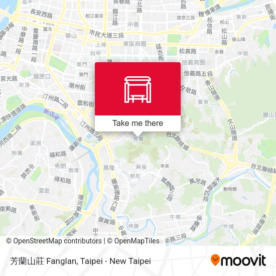 芳蘭山莊 Fanglan map