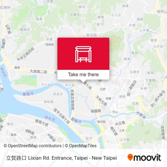 立賢路口 Lixian Rd. Entrance map