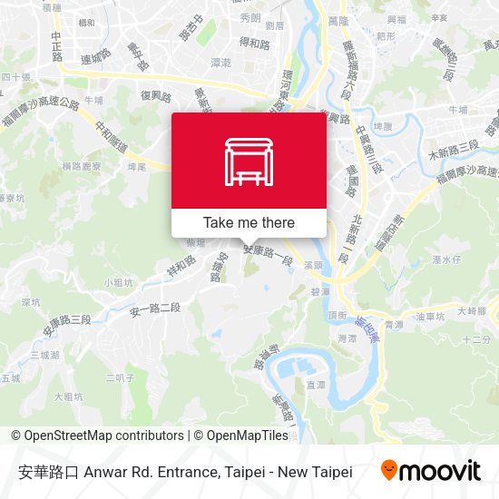 安華路口 Anwar Rd. Entrance map