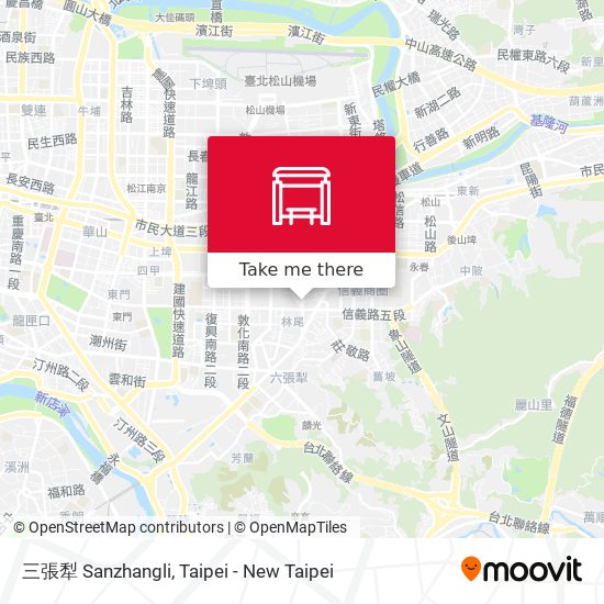 三張犁 Sanzhangli map