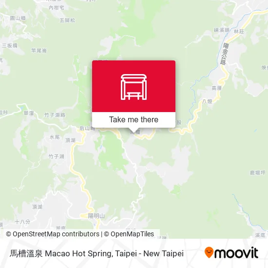 馬槽溫泉 Macao Hot Spring map