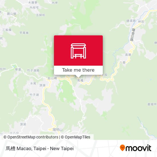 馬槽 Macao map