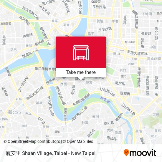 廈安里 Shaan Village map