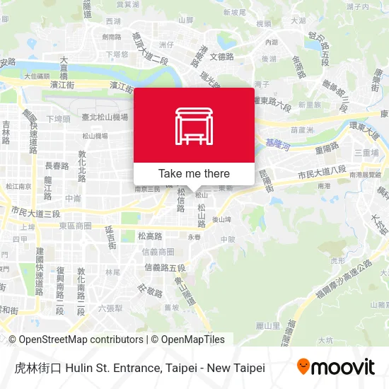 虎林街口 Hulin St. Entrance map