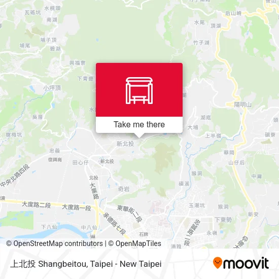 上北投 Shangbeitou地圖