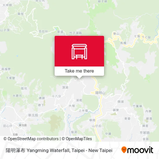 陽明瀑布 Yangming Waterfall地圖