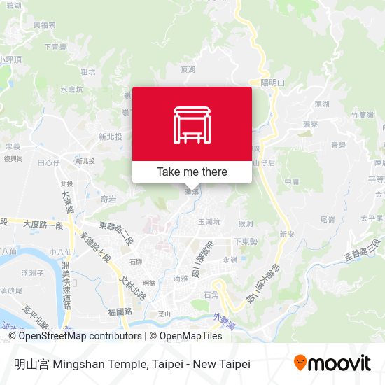 明山宮 Mingshan Temple map