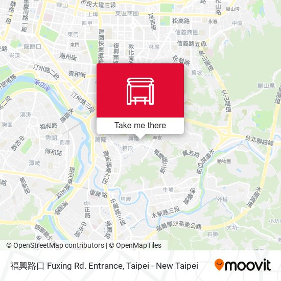 福興路口 Fuxing Rd. Entrance map