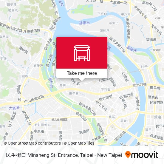 民生街口 Minsheng St. Entrance地圖