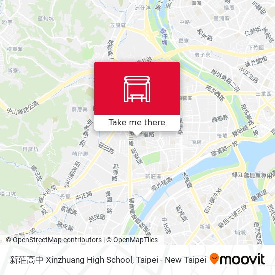 新莊高中 Xinzhuang High School map