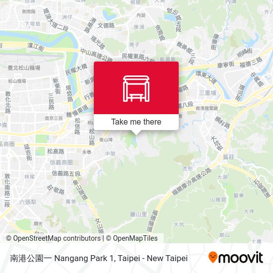 南港公園一 Nangang Park 1地圖