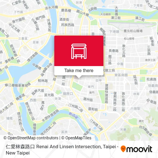 仁愛林森路口 Renai And Linsen Intersection地圖