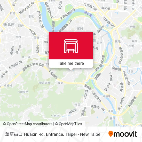 華新街口 Huaxin Rd. Entrance map