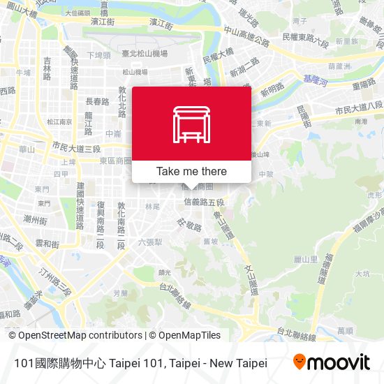 101國際購物中心 Taipei 101 map