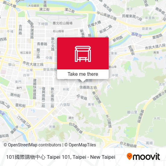 101國際購物中心 Taipei 101地圖