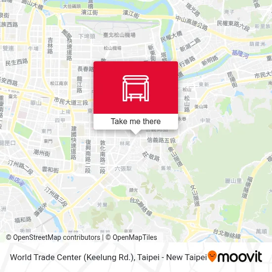 世貿中心(基隆路) World Trade Center (Keelung Rd.)地圖