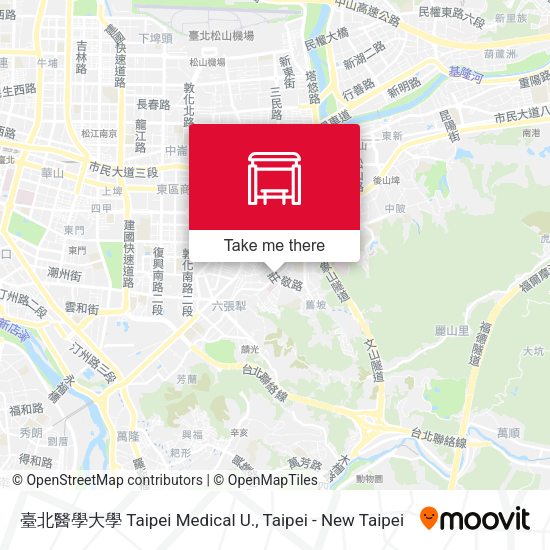 臺北醫學大學 Taipei Medical U. map
