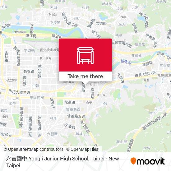 永吉國中 Yongji Junior High School地圖