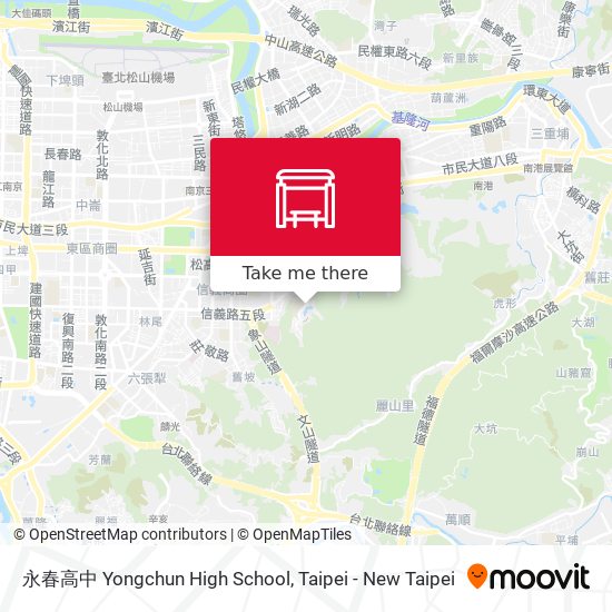 永春高中 Yongchun High School map