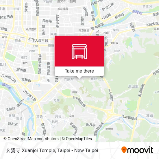 玄覺寺 Xuanjei Temple map